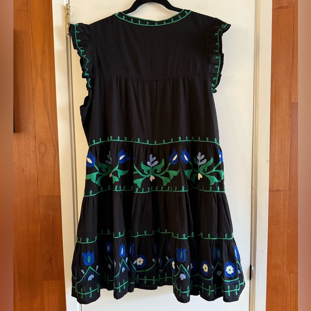 Anthropologie Roller Rabbit Embroidered Dress - Picture 2 of 6